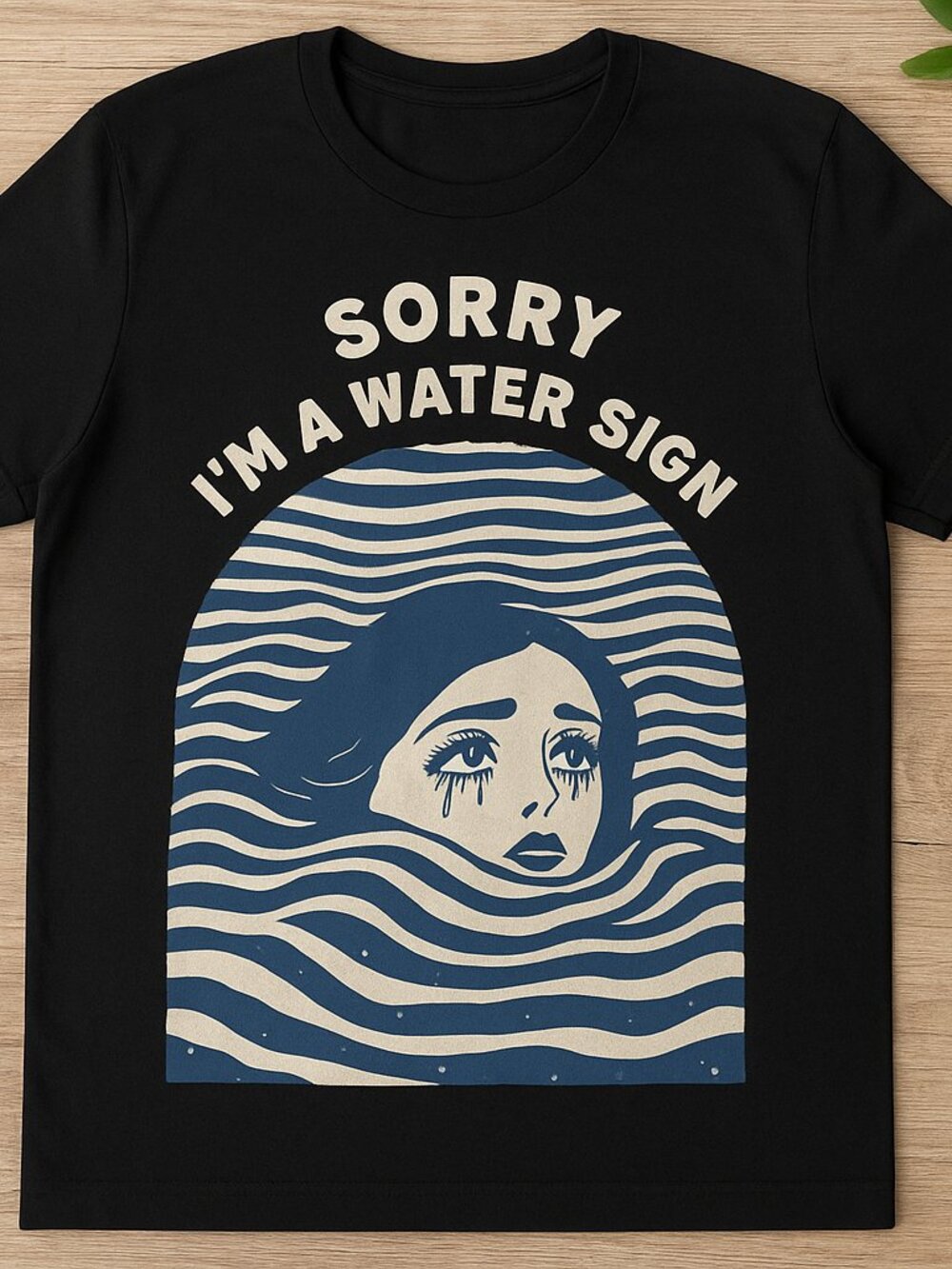 Sorry I’m a Water Sign Graphic T-Shirt, Astrology Ocean Wave Tee